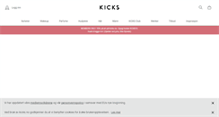 Desktop Screenshot of kicks.no